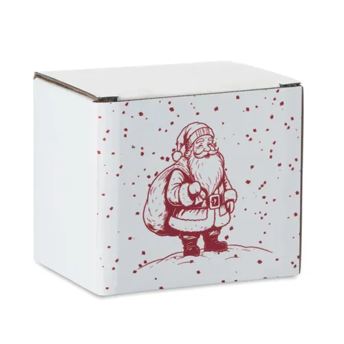 FESTIMUG Karácsonyi kerámia bögre 300ml Fehér/piros 