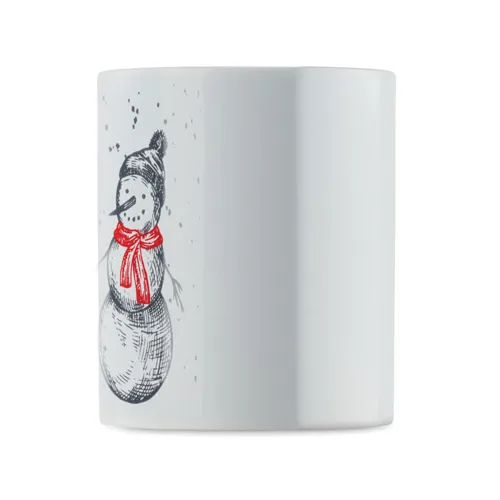 FESTIMUG Karácsonyi kerámia bögre 300ml Fekete/piros 