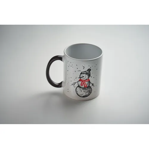 FESTIMUG Karácsonyi kerámia bögre 300ml Fekete/piros 