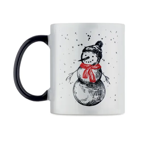FESTIMUG Karácsonyi kerámia bögre 300ml Fekete/piros 