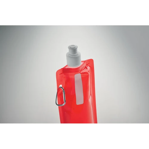 GATES Összehajth. vizes palack 480ml Áttetsző Piros 