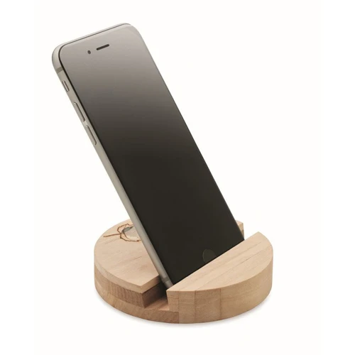 GROW ROUND STAND Nyírfa telefonállvány Fa 