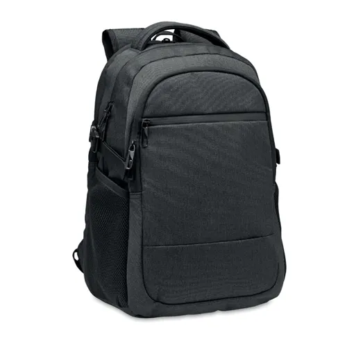 HANA 600D RPET laptop hátizsák Fekete 