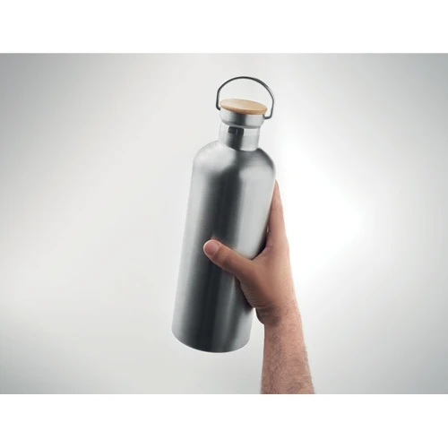 HELSINKI EXTRA Duplafalú termoszpalack 1,5l Matt Ezüst 