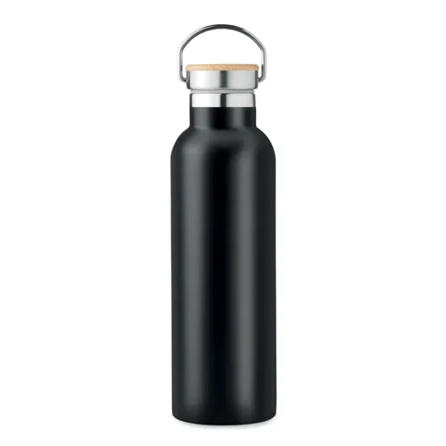 HELSINKI MED Duplafalú termosz 750 ml Fekete 