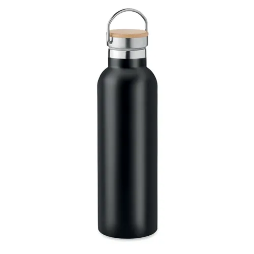 HELSINKI MED Duplafalú termosz 750 ml Fekete 