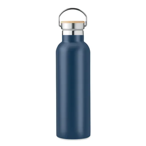 HELSINKI MED Duplafalú termosz 750 ml Francia Tengerészkék 