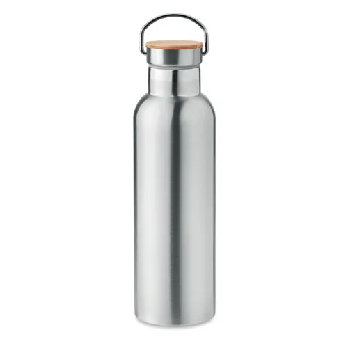 HELSINKI MED Duplafalú termosz 750 ml Matt Ezüst 