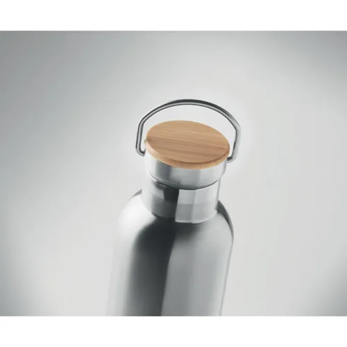 HELSINKI MED Duplafalú termosz 750 ml Matt Ezüst 