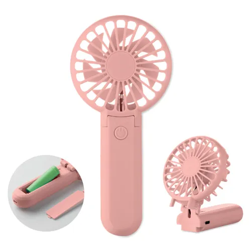 IBERA Hordozh.összecsukh. ventilátor Babarózsaszín 