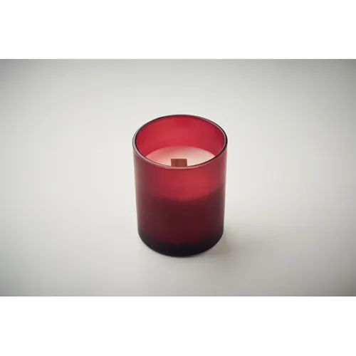 KIVAS WOOD Növényi viaszgyertya 80 g Bordó 