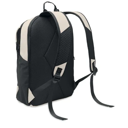 KOROVIN 15 col puha PU laptop hátizsák Törtfehér 