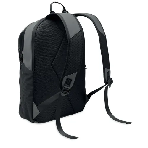 KOROVIN 15 col puha PU laptop hátizsák Kőszürke 