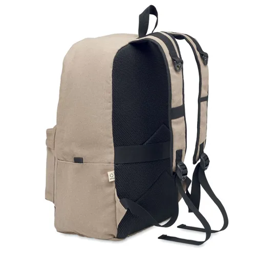 LEIRUR 15 colos laptop hátizsák Natúr 