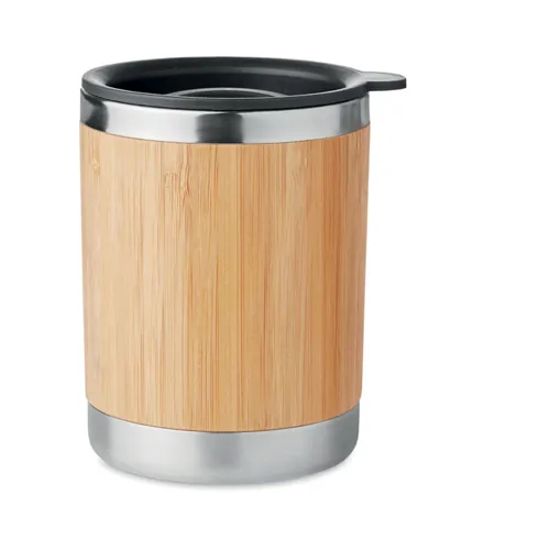 LOKKA Bambusz borítású pohár, 250 ml Fa 