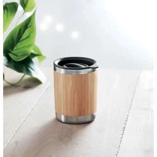 LOKKA Bambusz borítású pohár, 250 ml Fa 