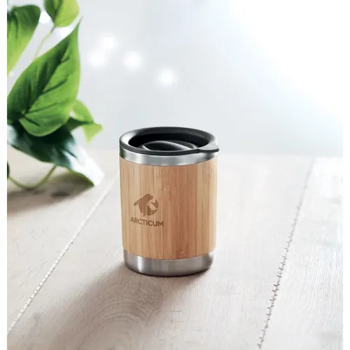 LOKKA Bambusz borítású pohár, 250 ml Fa 