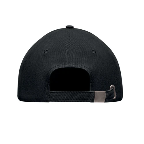 LONG BEACH SINGA 5 panel baseball sapka 260g/m² Fekete/kék 
