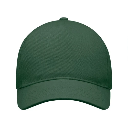 LONG BEACH SINGA 5 panel baseball sapka 260g/m² Sötétzöld 