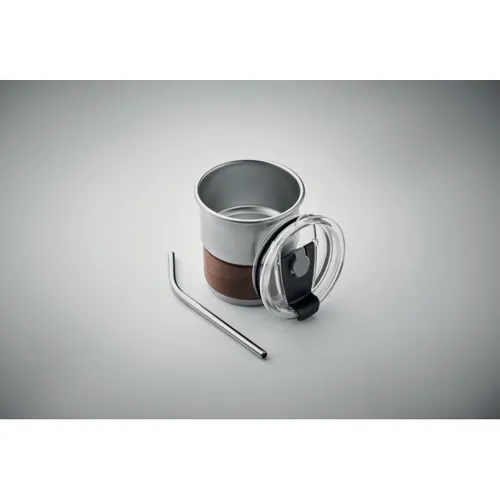 MATE Szimplafalú pohár 260 ml Matt Ezüst 