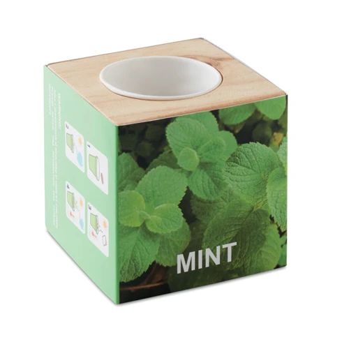 MENTA Fa fűszeres doboz Fa 
