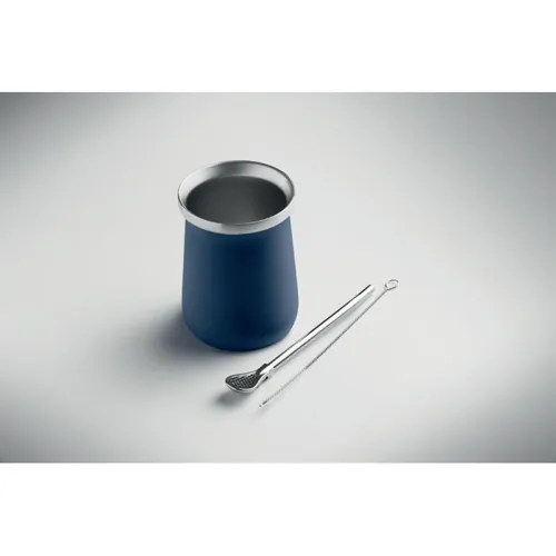 MIYERBA Yerba mate tea pohár Francia Tengerészkék 