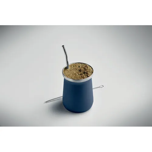 MIYERBA Yerba mate tea pohár Francia Tengerészkék 