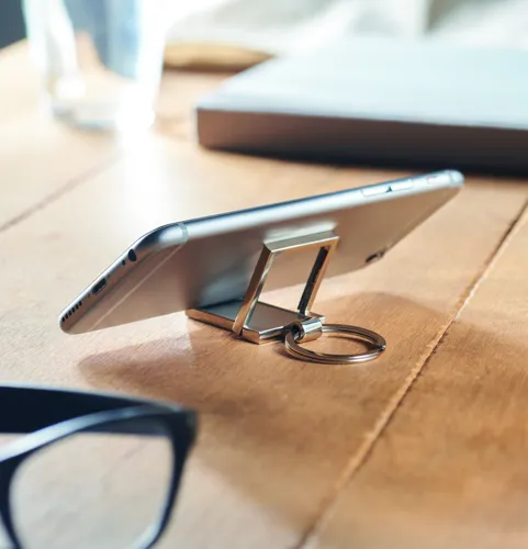 STANRIN Fém kulcstartó/telefonállvány