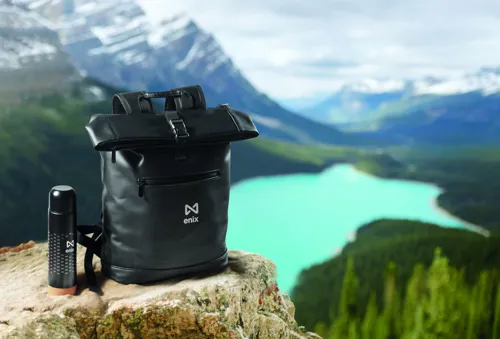 BAI ROLL PU roll top laptop hátitáska