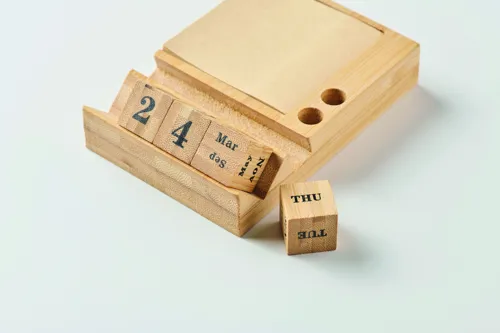 BOOTOP Bambusz asztali öröknaptár