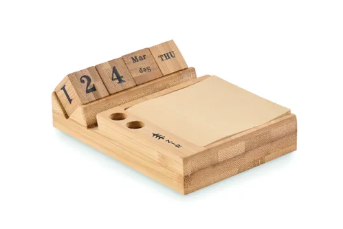 BOOTOP Bambusz asztali öröknaptár