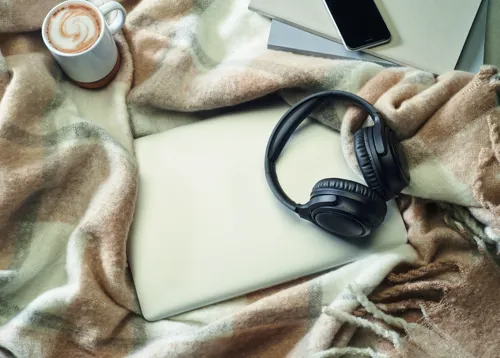 QUET Kockás mohair-PES takaró