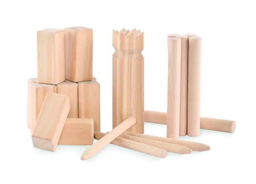 KING PETIT Kis fenyőfa vikingsakk játék