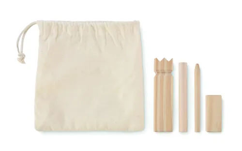 KING PETIT Kis fenyőfa vikingsakk játék