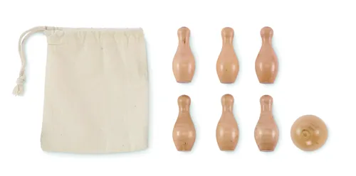 BOLITO Mini fenyőfa bowling szett