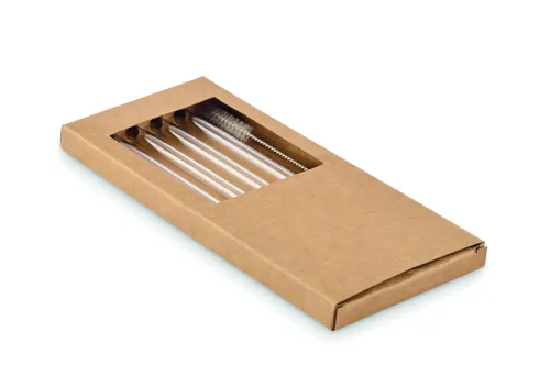 GLAW 4 többször hasz.üveg szívószál