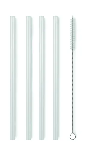 GLAW 4 többször hasz.üveg szívószál