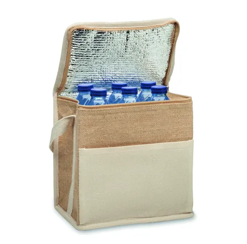 LONA Juta és vászon hűtőtáska 3 l