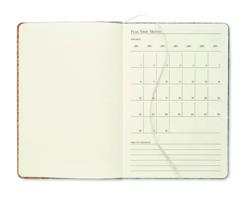 CORKBOOK A5 RPET filc és parafa notesz