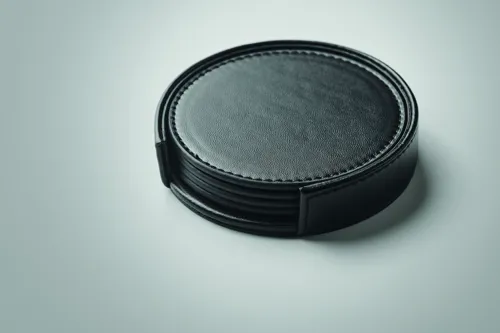 POSA SET 4 db-os PU poháralátét készlet