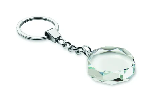 ROUNDWARD Kerek üveg kulcstartó