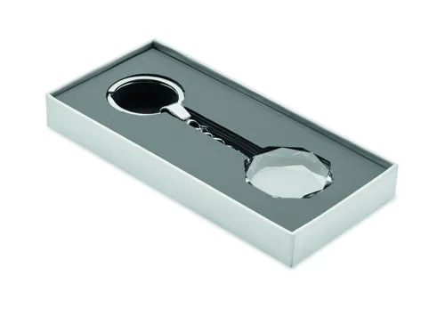 ROUNDWARD Kerek üveg kulcstartó