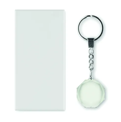 ROUNDWARD Kerek üveg kulcstartó