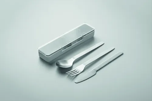 MESTECK Rozsdam. acél evőeszközkészlet