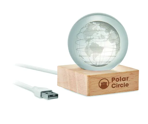 GLOBE LIGHT LED földgömb üveggömb
