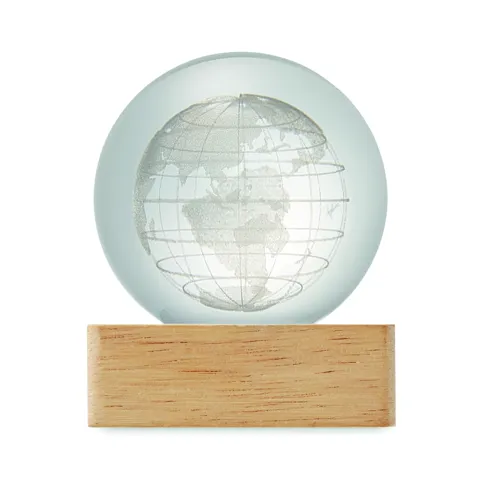 GLOBE LIGHT LED földgömb üveggömb