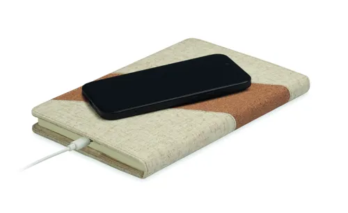 CORTONA A5 jegyzetfüzet 15W töltővel