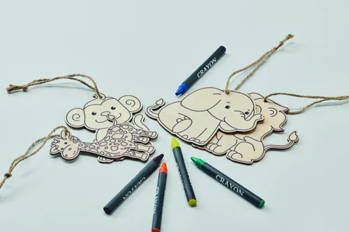 THEZOO Fa színezhető függődísz szett