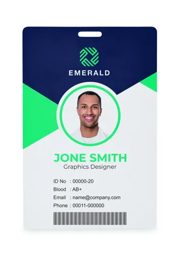 BADLARGE Azonosítókártya 120x80 mm