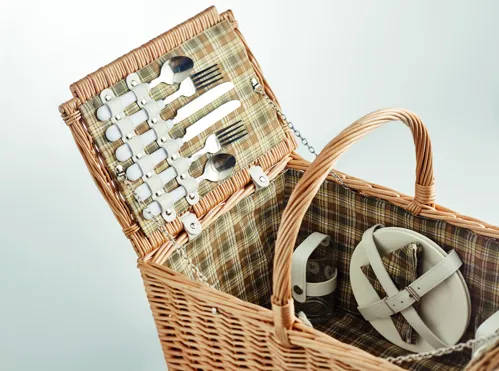 MIMBRE PLUS 4 személyes piknikkosár